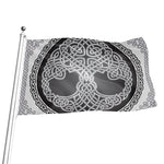 Celtic Knot Tree Of Life Print Flag