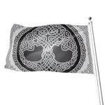 Celtic Knot Tree Of Life Print Flag