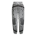 Celtic Knot Tree Of Life Print Fleece Lined Knit Pants