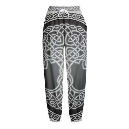Celtic Knot Tree Of Life Print Fleece Lined Knit Pants