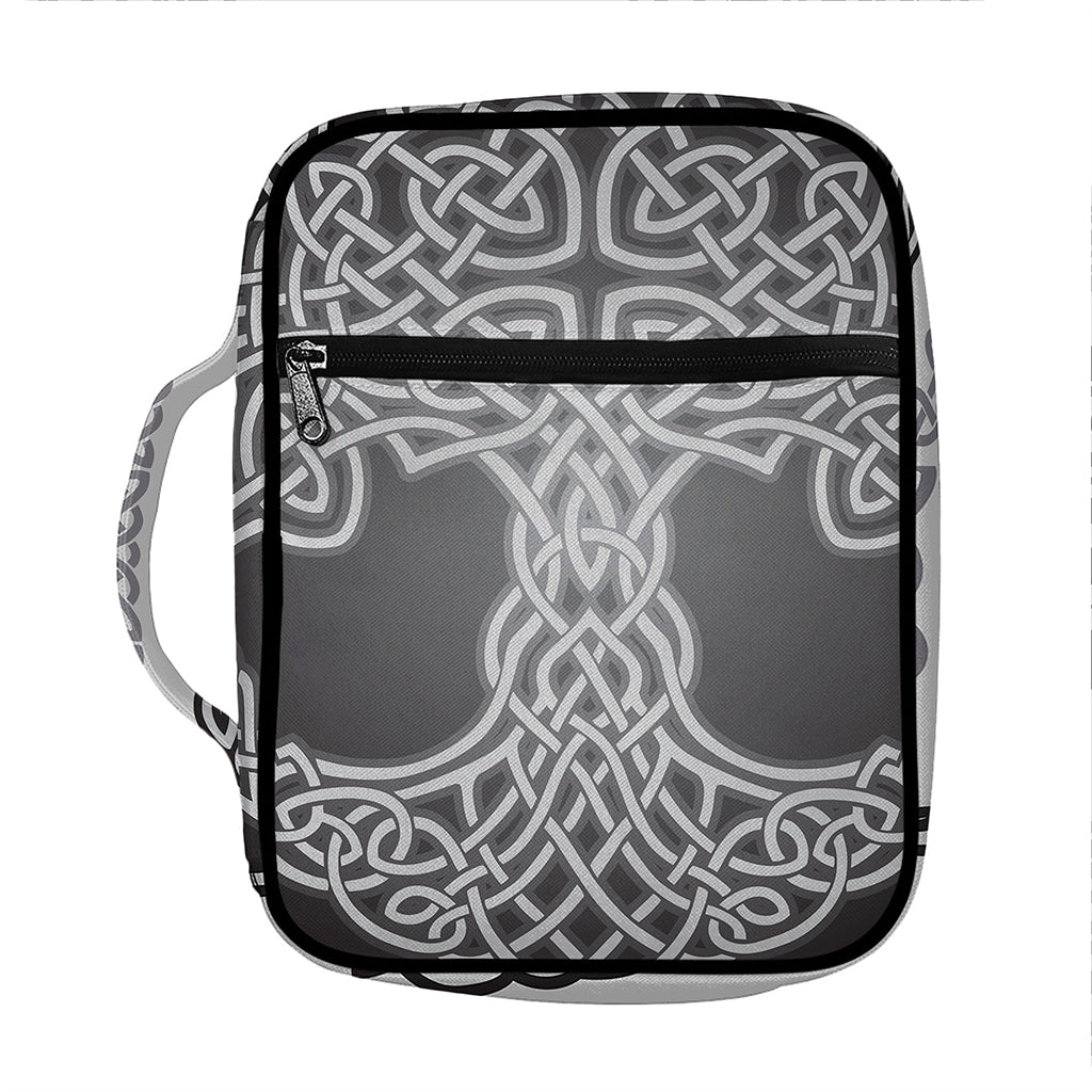 Celtic Knot Tree Of Life Print Front Pocket Bible Bag