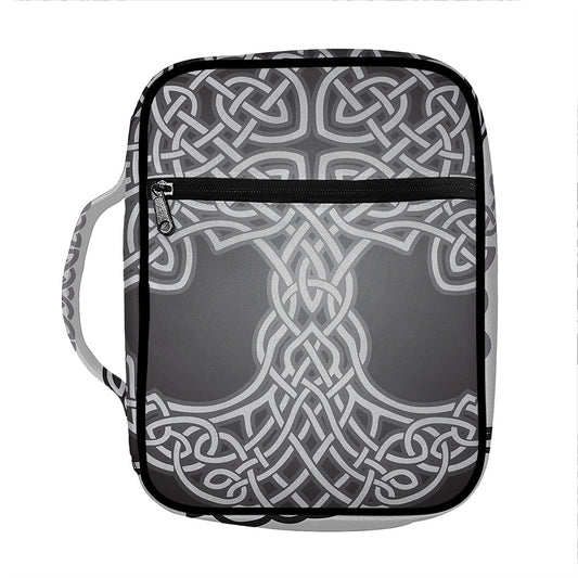 Celtic Knot Tree Of Life Print Front Pocket Bible Bag