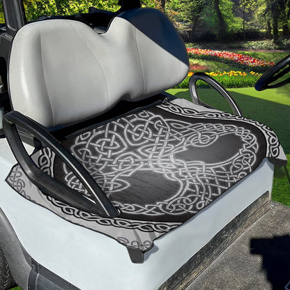 Celtic Knot Tree Of Life Print Golf Cart Seat Cover