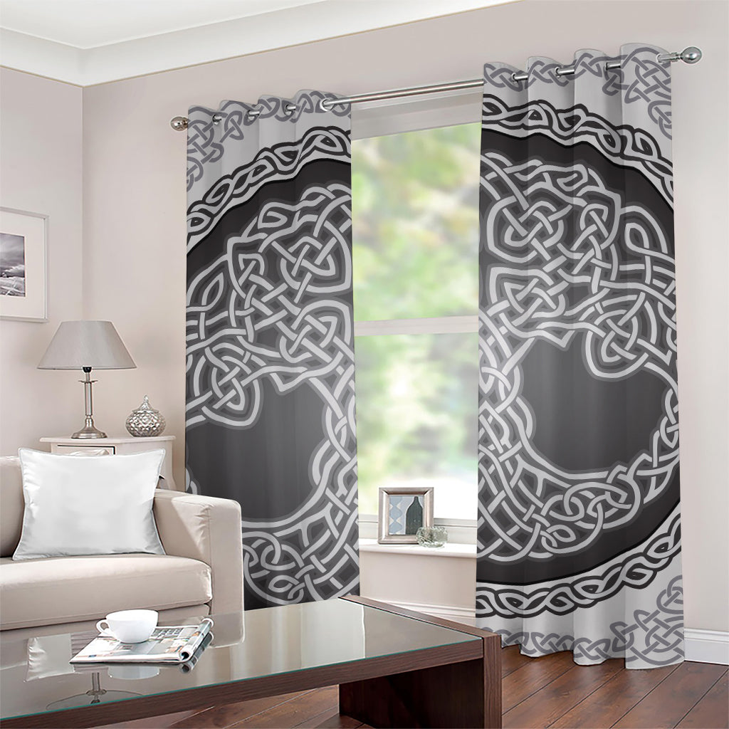 Celtic Knot Tree Of Life Print Grommet Curtains