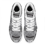 Celtic Knot Tree Of Life Print High Top Leather Sneakers