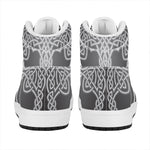 Celtic Knot Tree Of Life Print High Top Leather Sneakers