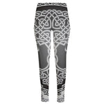 Celtic Knot Tree Of Life Print High-Waisted Pocket Leggings