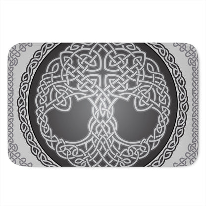 Celtic Knot Tree Of Life Print Indoor Door Mat