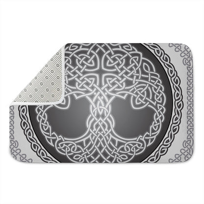 Celtic Knot Tree Of Life Print Indoor Door Mat