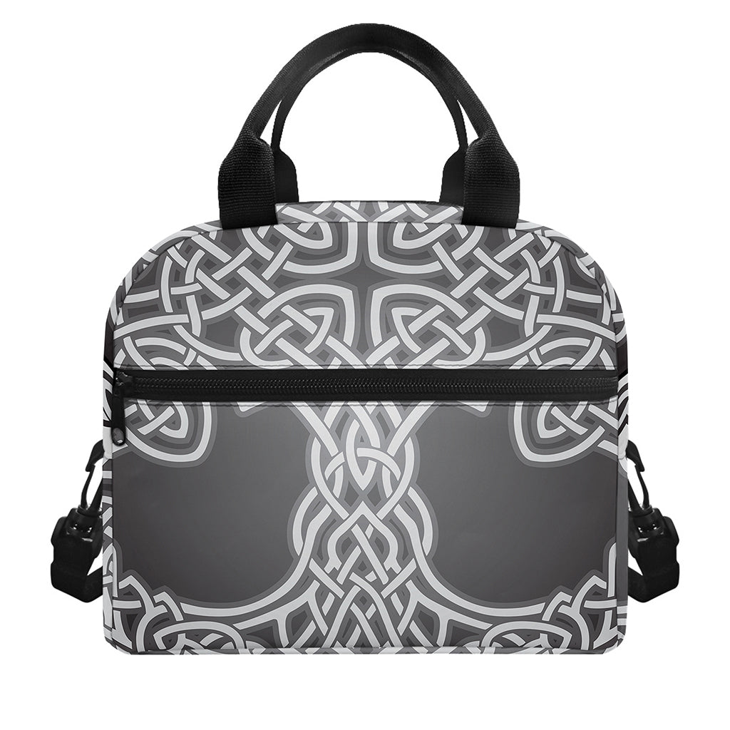 Celtic Knot Tree Of Life Print Insulated Lunch Bag