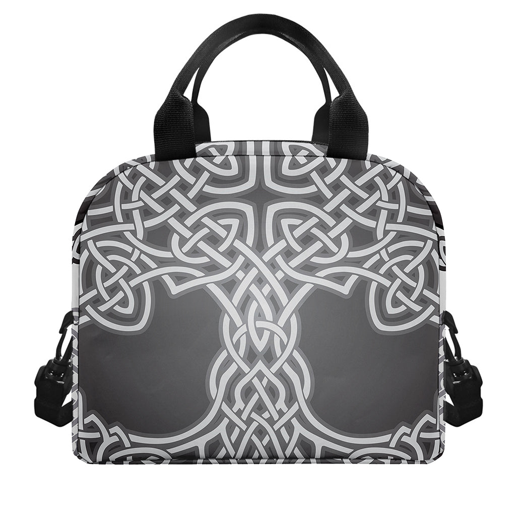Celtic Knot Tree Of Life Print Insulated Lunch Bag