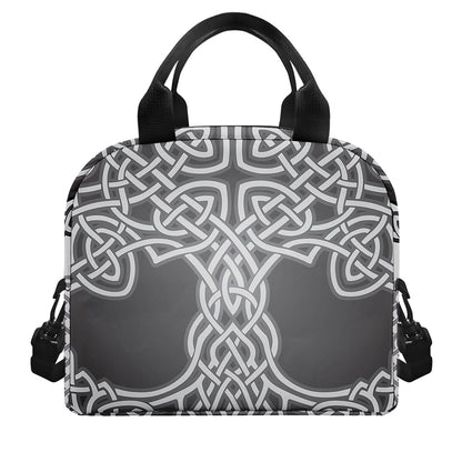 Celtic Knot Tree Of Life Print Insulated Lunch Bag