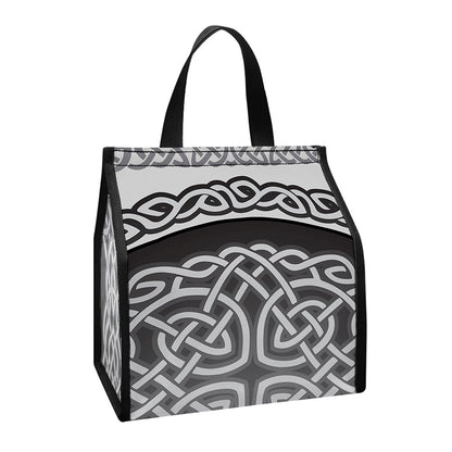 Celtic Knot Tree Of Life Print Insulated Lunch Tote