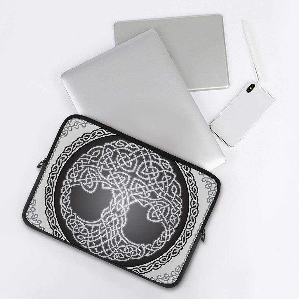 Celtic Knot Tree Of Life Print Laptop Sleeve