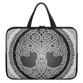 Celtic Knot Tree Of Life Print Laptop Sleeve With Handle