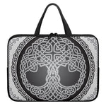 Celtic Knot Tree Of Life Print Laptop Sleeve With Handle