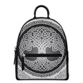 Celtic Knot Tree Of Life Print Leather Backpack