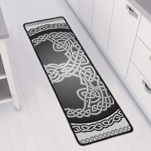Celtic Knot Tree Of Life Print Long Kitchen Mat