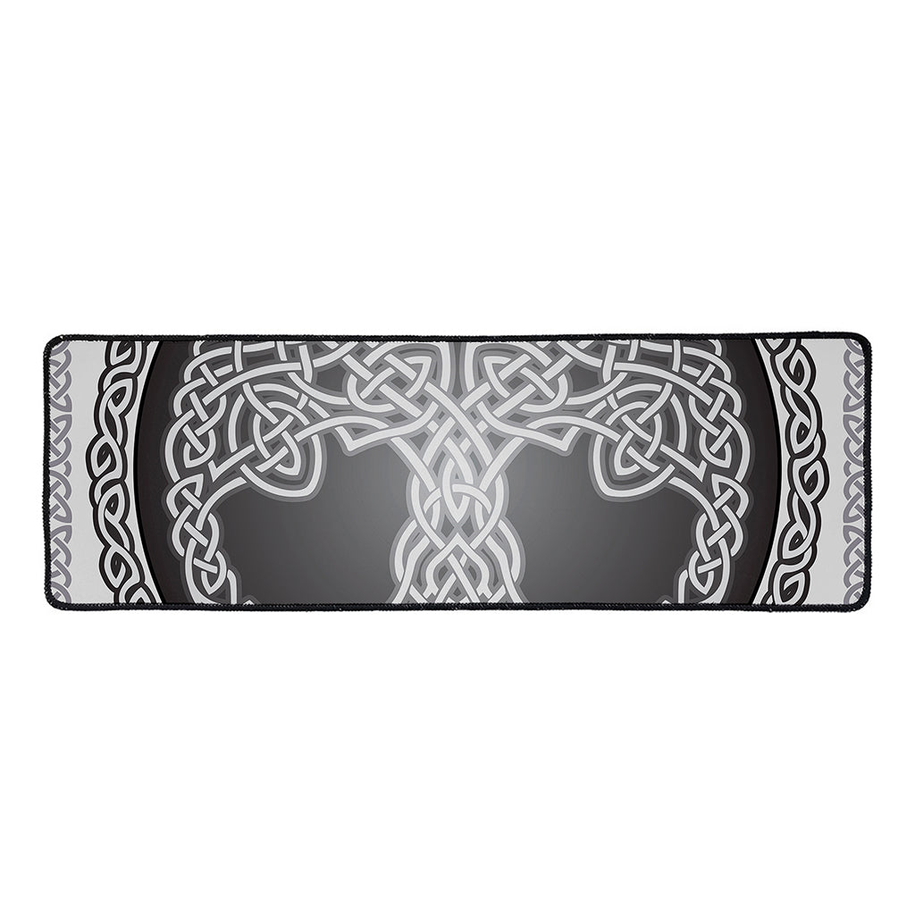 Celtic Knot Tree Of Life Print Long Kitchen Mat