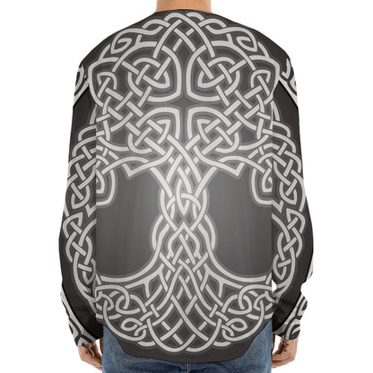 Celtic Knot Tree Of Life Print Long Sleeve Baseball Jersey