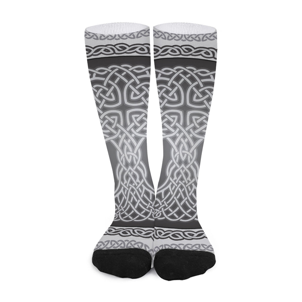 Celtic Knot Tree Of Life Print Long Socks