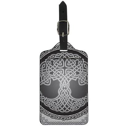Celtic Knot Tree Of Life Print Luggage Tag