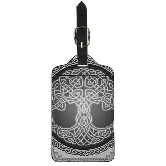 Celtic Knot Tree Of Life Print Luggage Tag