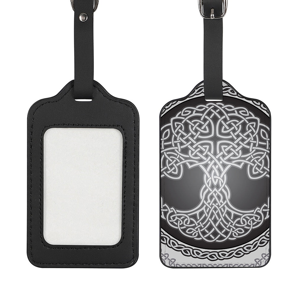 Celtic Knot Tree Of Life Print Luggage Tag