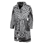 Celtic Knot Tree Of Life Print Men's Bathrobe