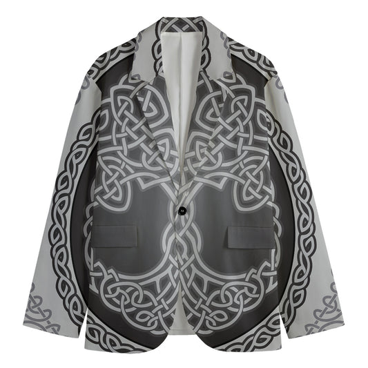 Celtic Knot Tree Of Life Print Men's Blazer