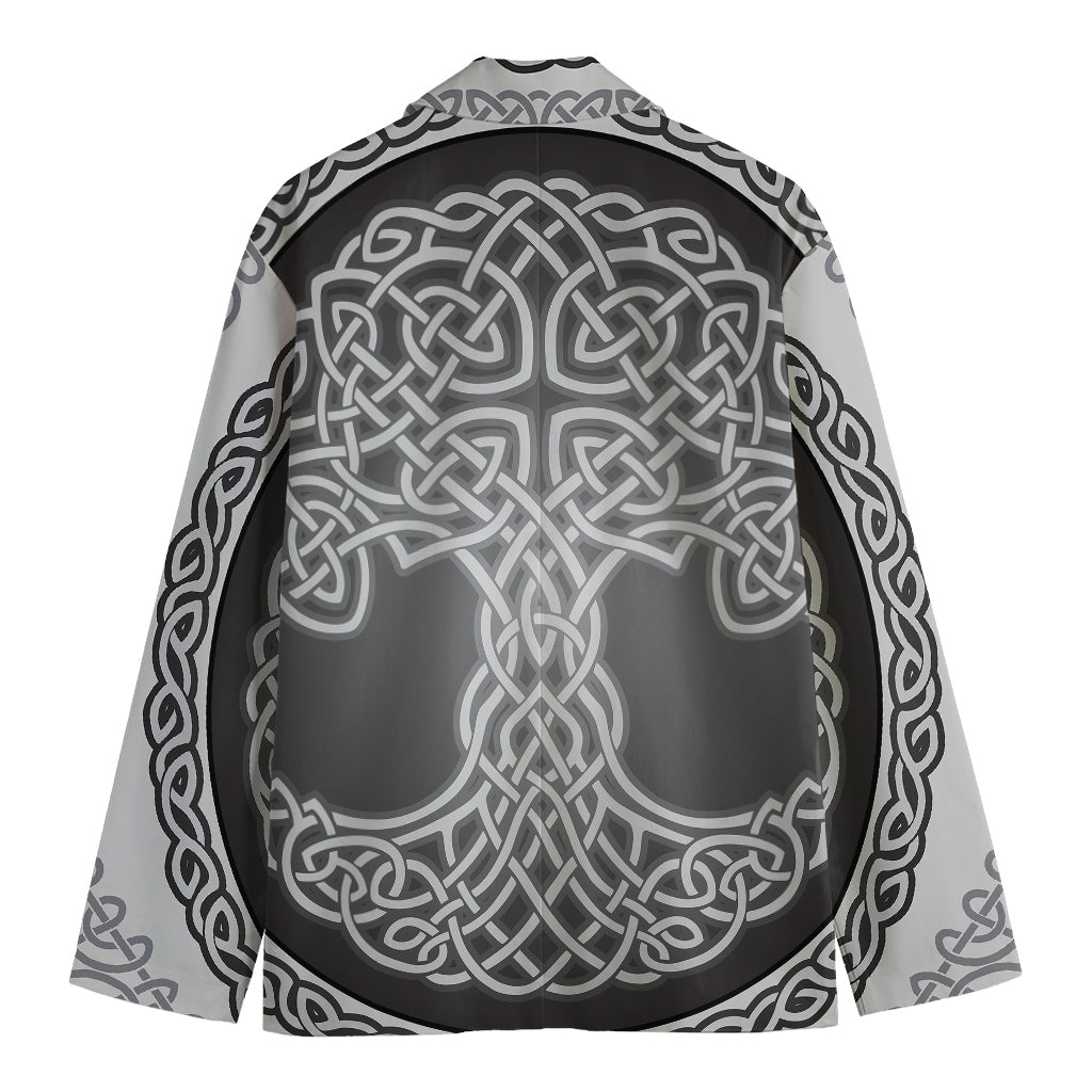 Celtic Knot Tree Of Life Print Men's Blazer