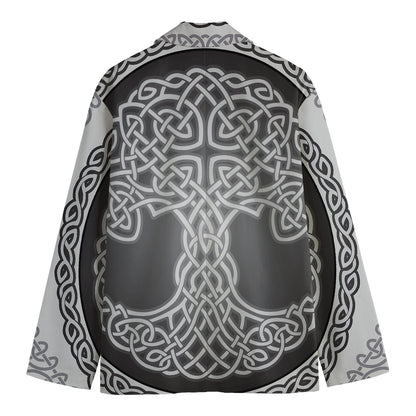 Celtic Knot Tree Of Life Print Men's Blazer