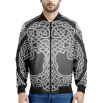Celtic Knot Tree Of Life Print Men's Bomber Jacket