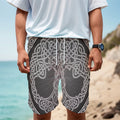 Celtic Knot Tree Of Life Print Men's Cargo Shorts