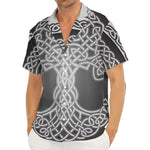 Celtic Knot Tree Of Life Print Men's Deep V-Neck Shirt