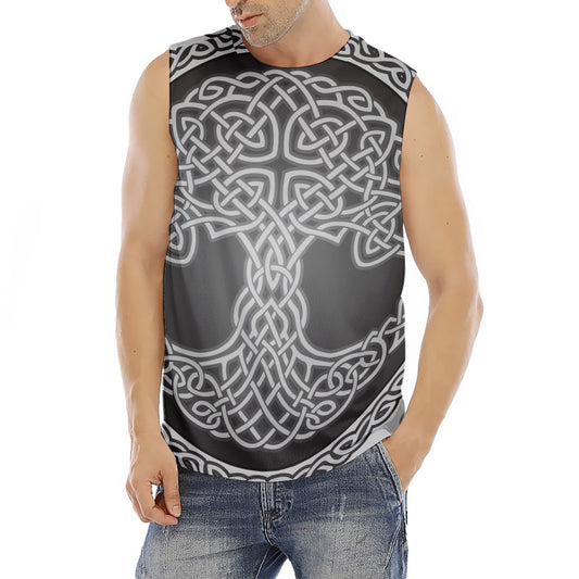 Celtic Knot Tree Of Life Print Men's Fitness Tank Top