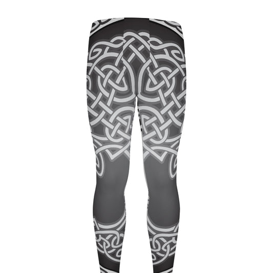 Celtic Knot Tree Of Life Print Men's leggings