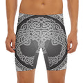 Celtic Knot Tree Of Life Print Men's Long Boxer Briefs