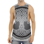 Celtic Knot Tree Of Life Print Men's Muscle Tank Top