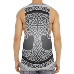 Celtic Knot Tree Of Life Print Men's Muscle Tank Top