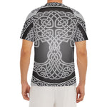 Celtic Knot Tree Of Life Print Men's Short Sleeve Rash Guard