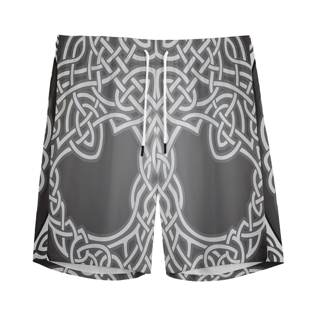 Celtic Knot Tree Of Life Print Men's Sports Shorts