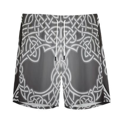 Celtic Knot Tree Of Life Print Men's Sports Shorts