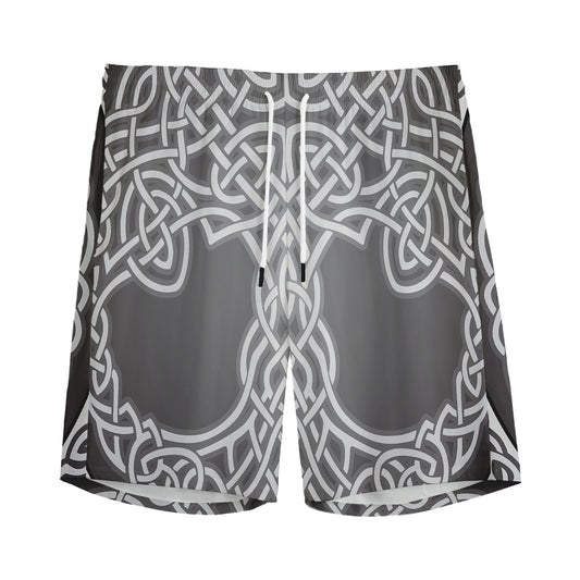 Celtic Knot Tree Of Life Print Men's Sports Shorts