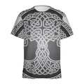 Celtic Knot Tree Of Life Print Men's Athletic T-Shirt