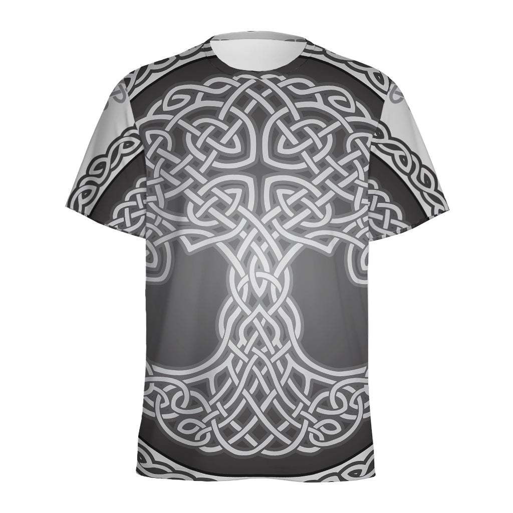 Celtic Knot Tree Of Life Print Men's Sports T-Shirt