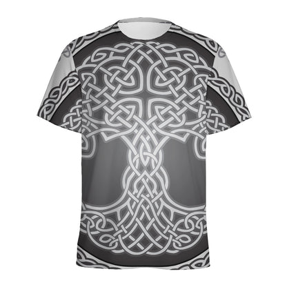 Celtic Knot Tree Of Life Print Men's Sports T-Shirt