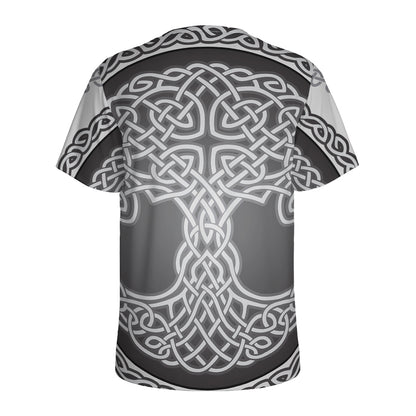 Celtic Knot Tree Of Life Print Men's Sports T-Shirt