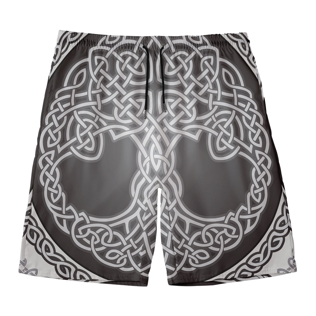 Celtic Knot Tree Of Life Print Men's Swim Trunks