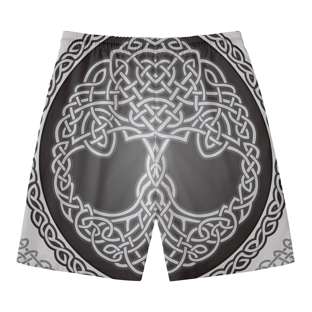 Celtic Knot Tree Of Life Print Men's Swim Trunks